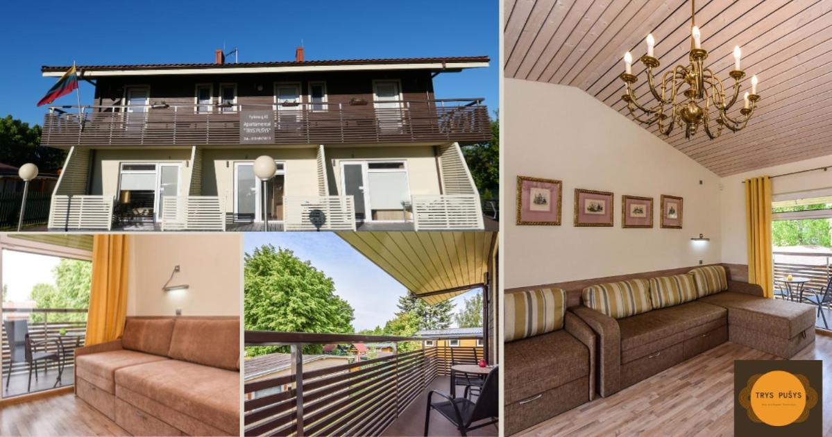 Apartamentai Trys Pusys Sventoji Luaran gambar