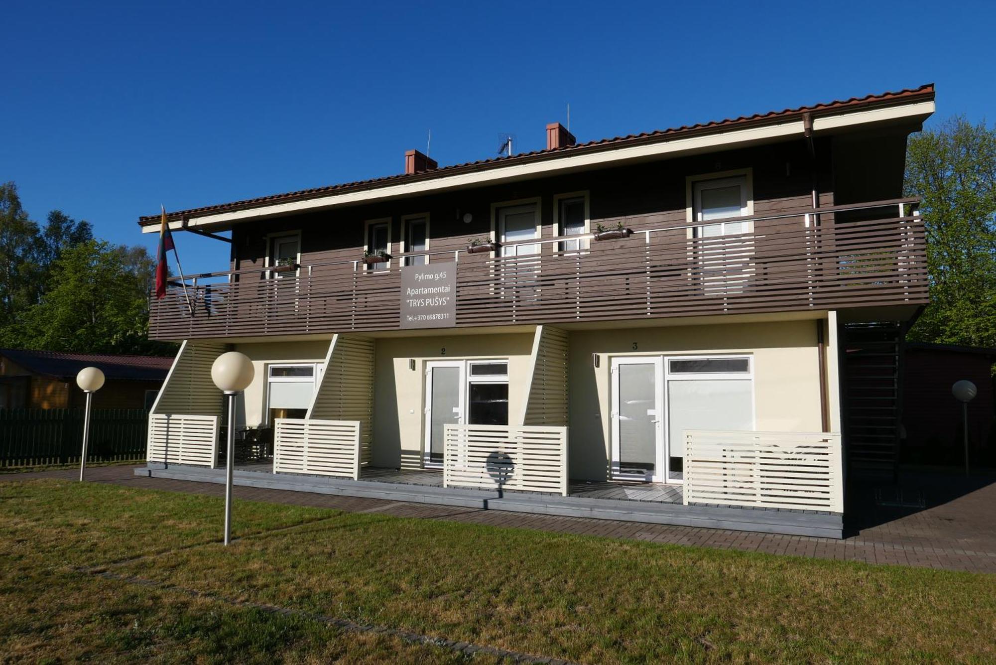 Apartamentai Trys Pusys Sventoji Luaran gambar
